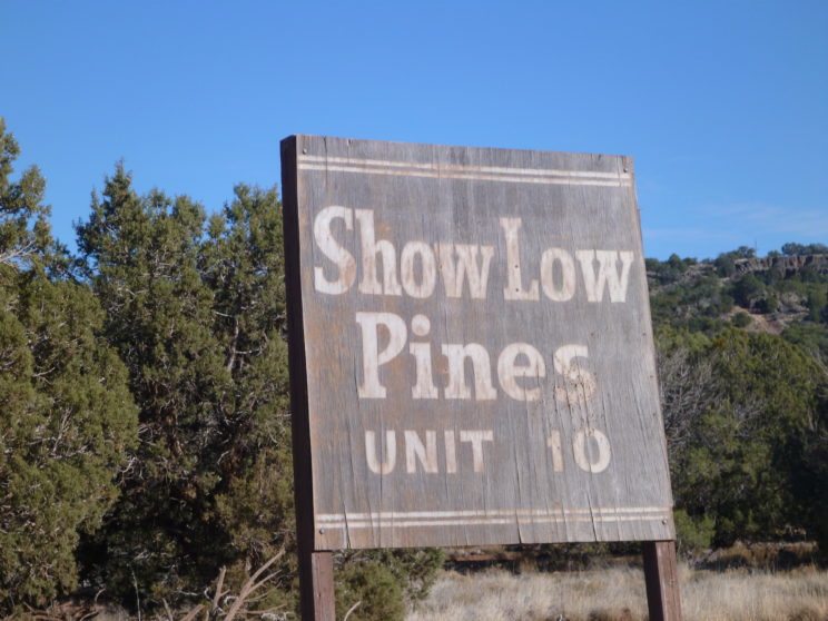 show-low-pines-unit-sign