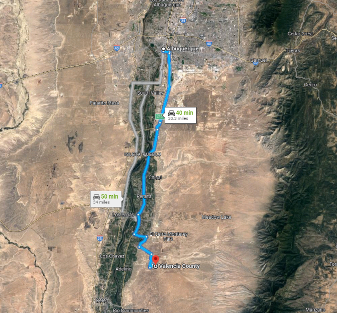 directions - Albuquerque