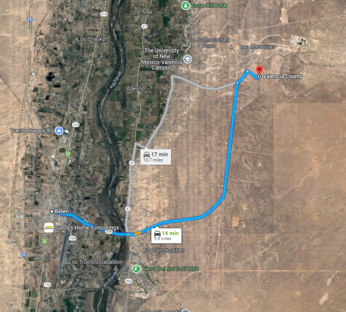 directions - Belen NM