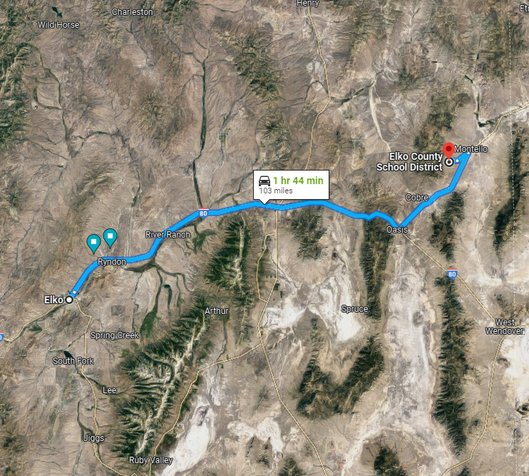 directions - Elko, NV