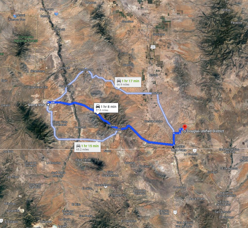 Directions - Sierra Vista AZ